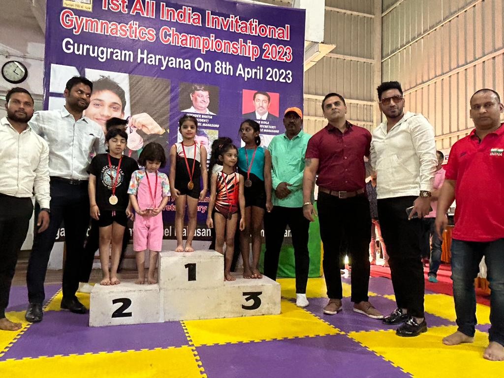 1st All India Invitational Gymnastic Championship from 8th to 10th April 2023 held in Gurugram