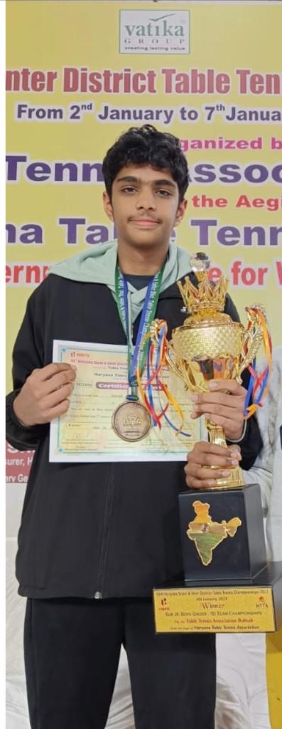 Haryana State Table Tennis Ranking Championship Held At Rohtak From 2nd To 9th January 2023