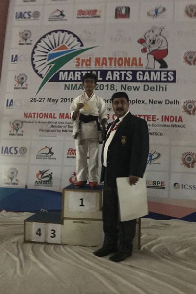 Report of National Martial Arts Games held at JamiaIslamia Sports Complex New Delhi on 26th