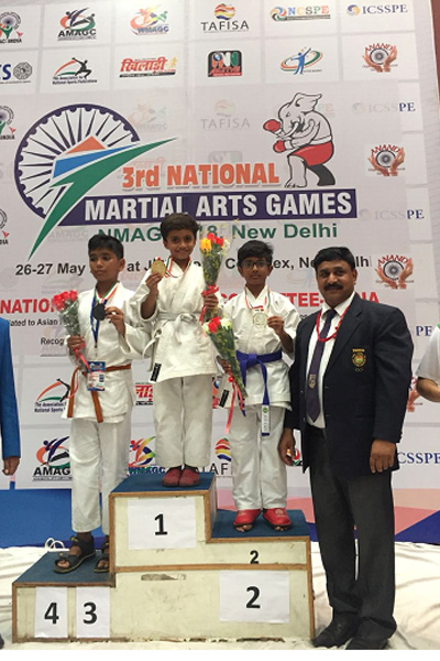 Report of National Martial Arts Games held at JamiaIslamia Sports Complex New Delhi on 26th